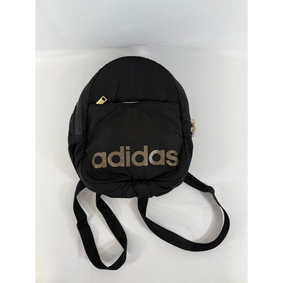 Adidas Core Mini Backpack Black Adjustable Straps Unisex - Picture 1 of 6